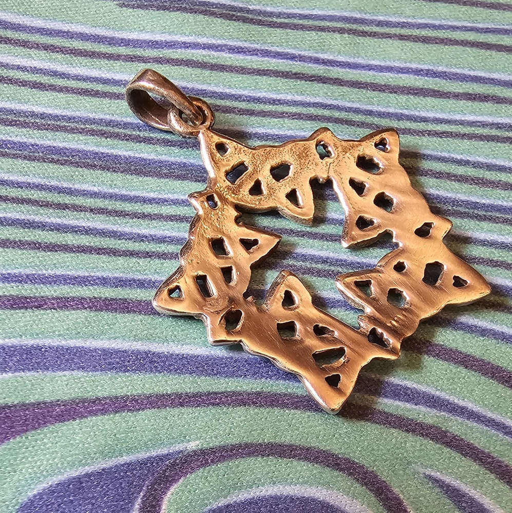 Handcrafted Solid Sterling Silver Celtic Knot 5 F… - image 4